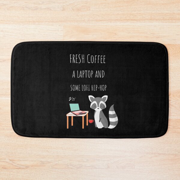 Item preview, Fresh Coffee, Laptop and some Lofi Hip-Hop. designed and sold by TeePartyHost.