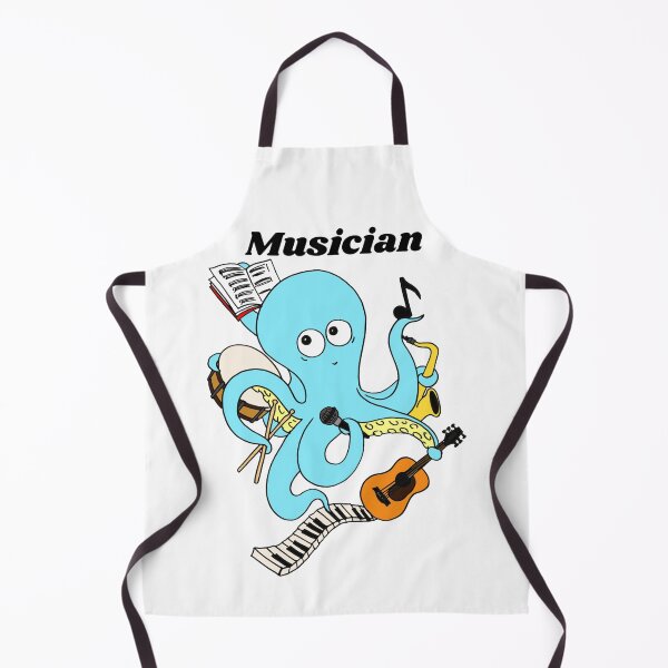 Item preview, Cute and Funny Musician Octopus Design designed and sold by Monica C. Webster.