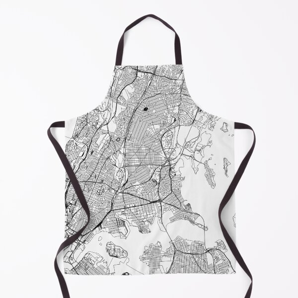 Item preview, The Bronx White Map designed and sold by multiplicitymap.