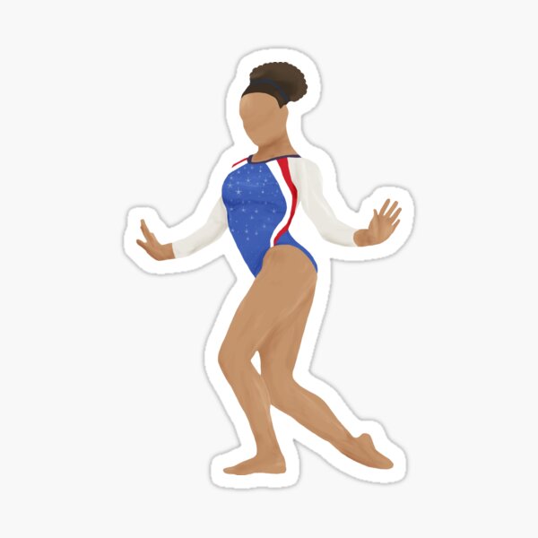 &ldquo;Laurie Hernandez - Gymnast Art&rdquo; Sticker for Sale by Cherries4 | Redbubble