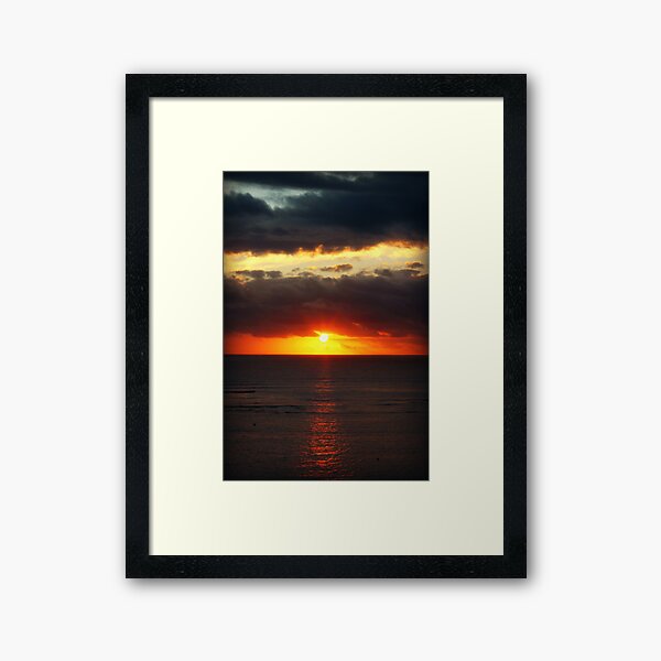 Waikiki Sunset Framed Art Print
