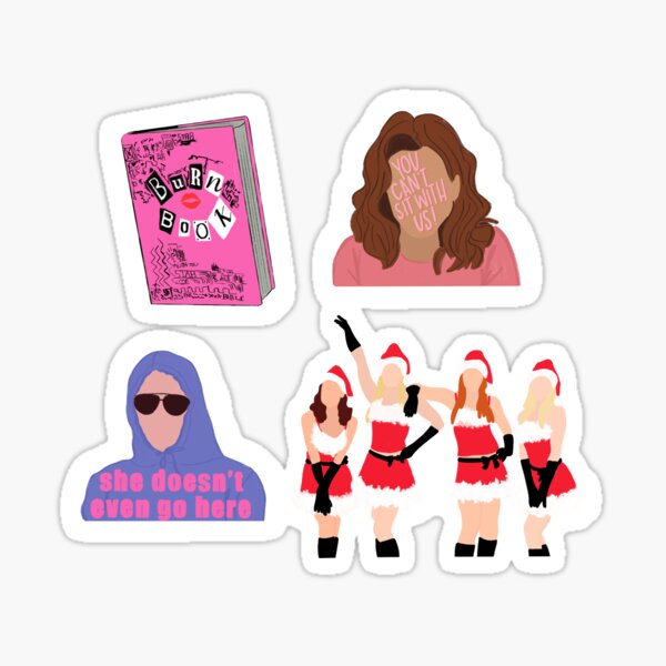 Mean Girls Sticker Pack 50 Pcs US Funny Movie Creative DIY Stickers  Decorative for Laptop Luggage Computer Notebook Phone Home Wall Garden  Window Snowboard(Mean Girls) : Buy Online at Best Price in