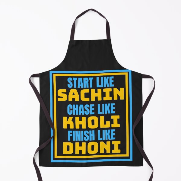 Item preview, Start like Sachin, chase like Kholi, Finish like Dhoni designed and sold by MohitJain1109.
