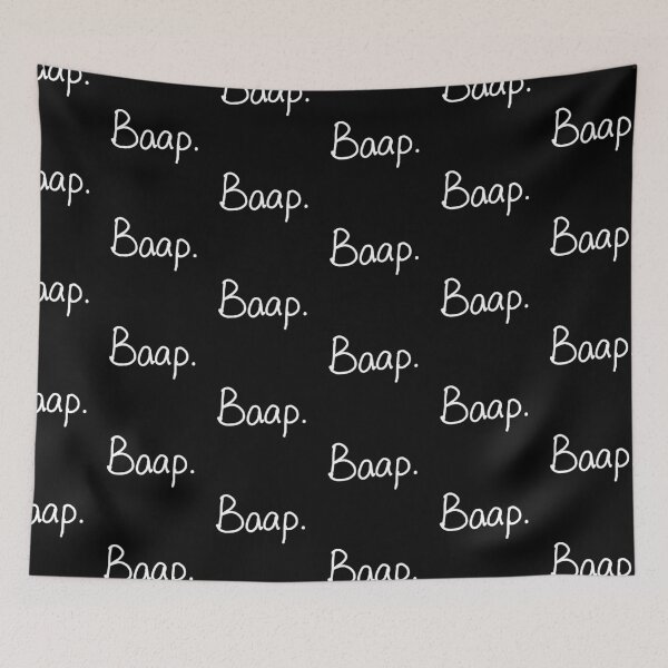 Item preview, Pakistani Desi Pop Culture "Baap" graphic  designed and sold by spooks draws.