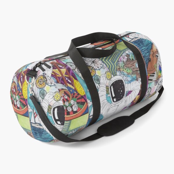 Bisected Consciousness: Self-Portrait Duffle Bag
