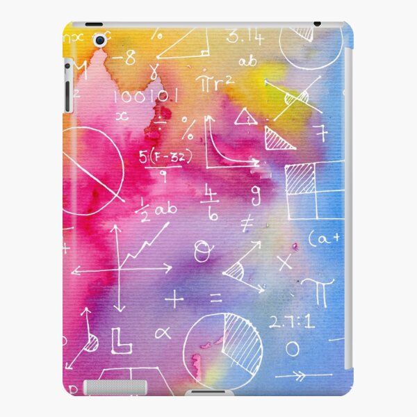 Math formulae (watercolor background) iPad Snap Case