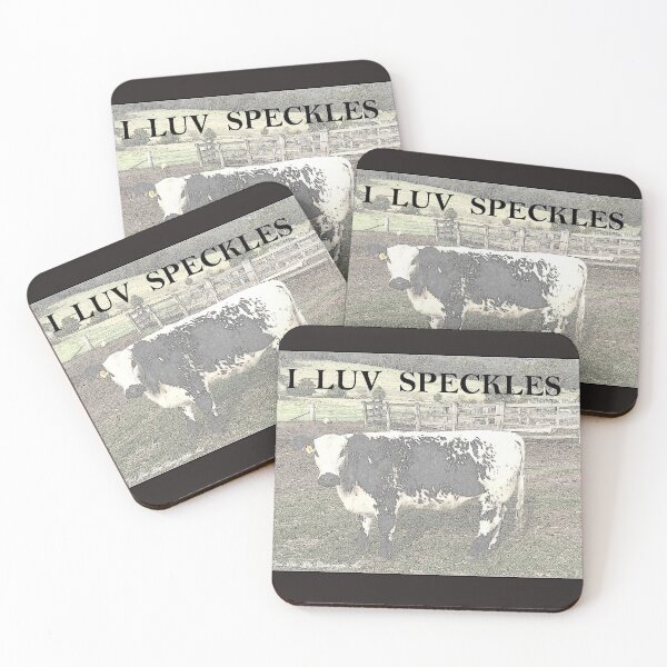 Item preview, I LOVE SPECKLE PARK COWS  designed and sold by Opalbluerose.