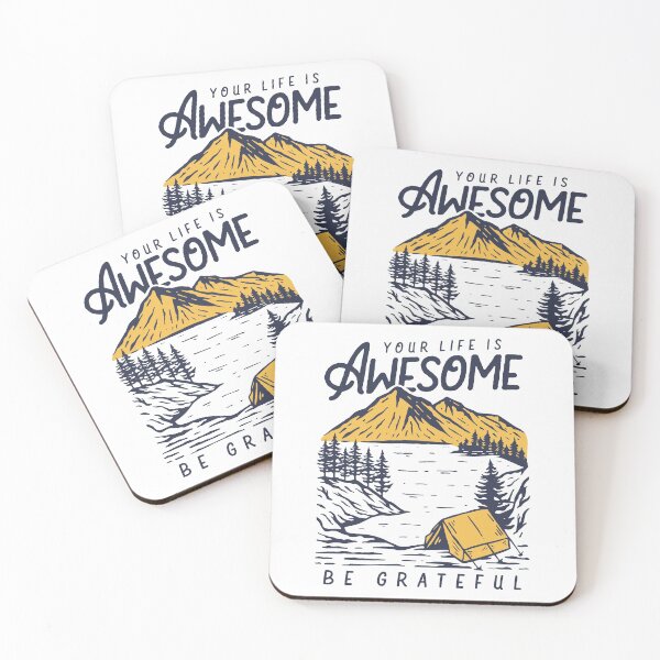 Item preview,  life is awesome be grateful designed and sold by urbanstore69.