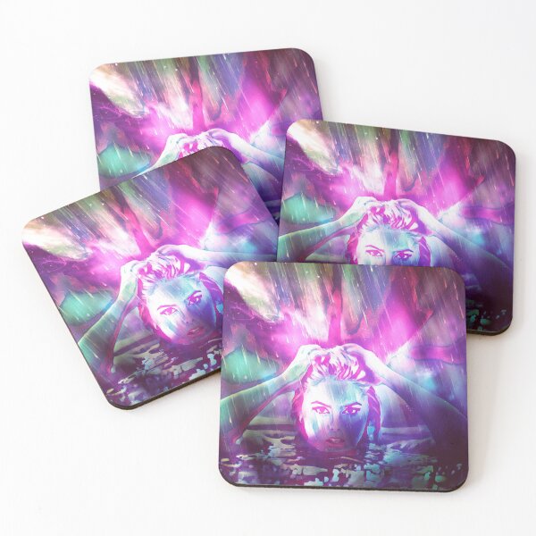 Bathing In The Sea of Tranquility Coasters (Set of 4)