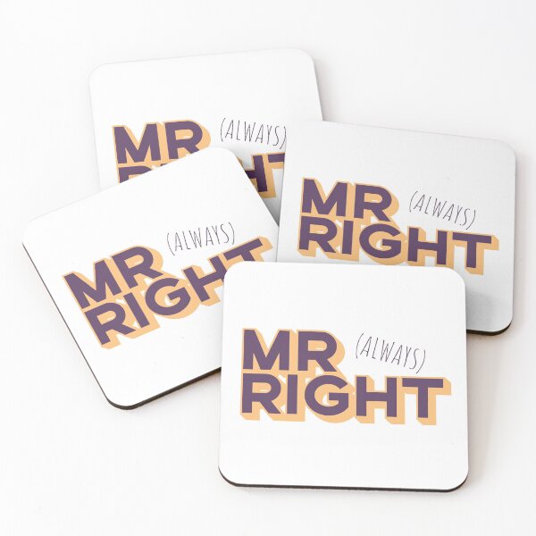 Item preview, MR Right (Always), Father's day 3D designed and sold by ondrejcreates.