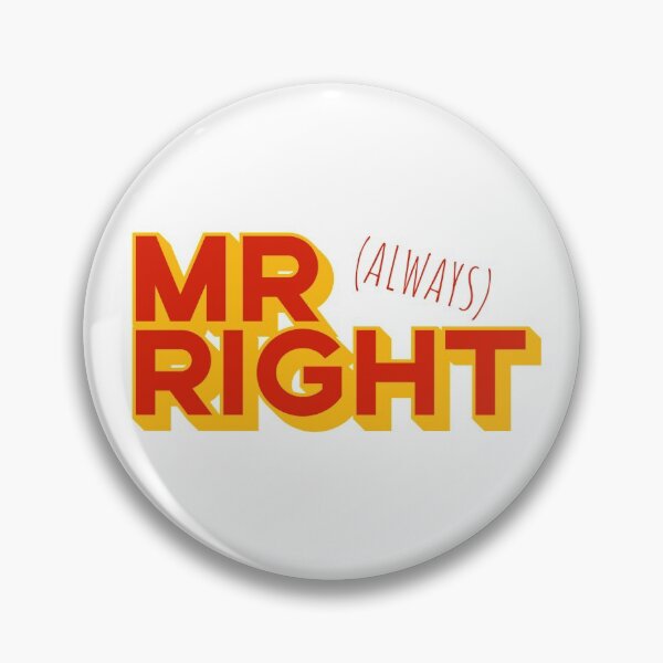 Item preview, MR Right (Always), Father's day 3D designed and sold by ondrejcreates.