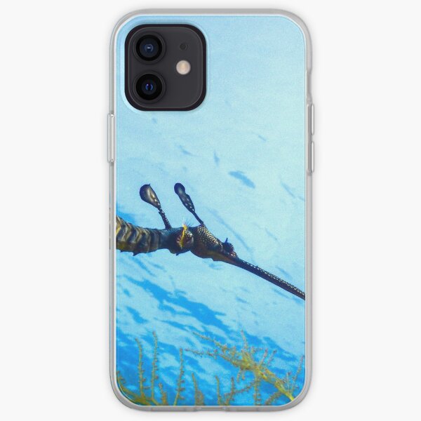 Weedy Seadragon with eggs under the sea iPhone Soft Case