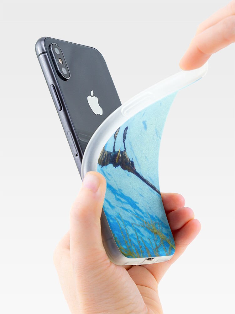 Alternate view of Weedy Seadragon with eggs under the sea iPhone Case & Cover