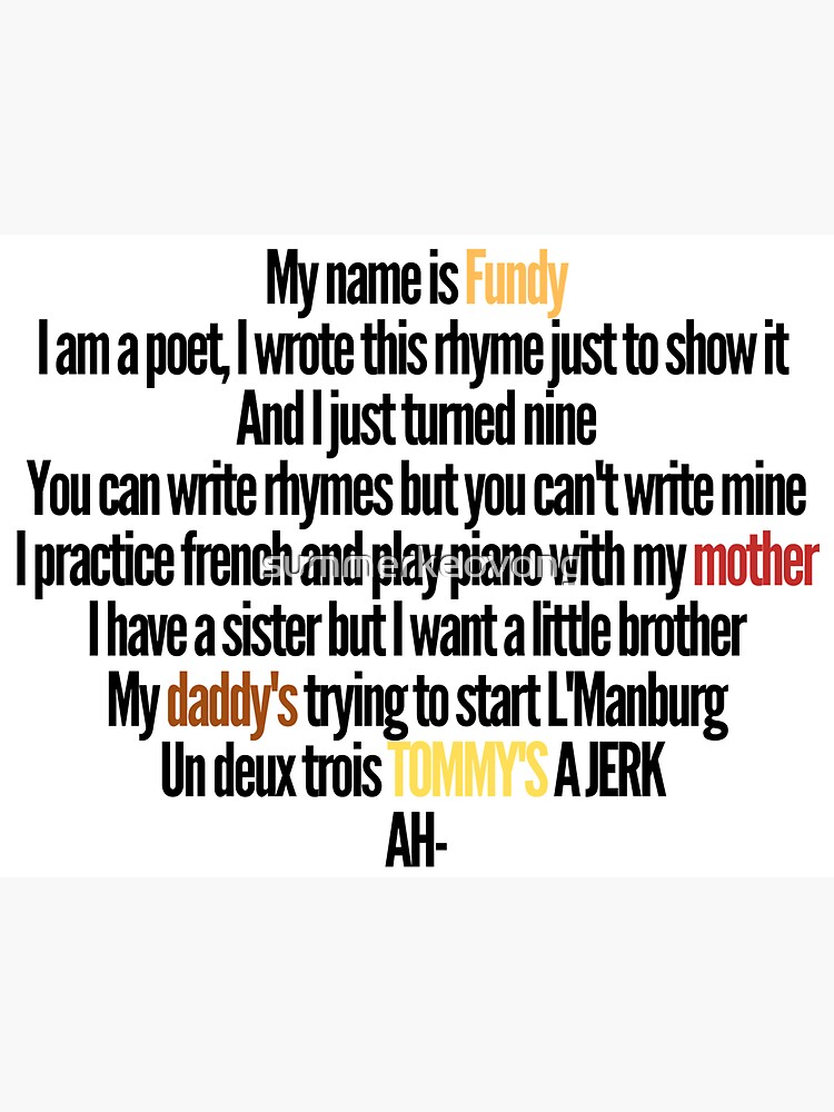 hamilton rap inspiration