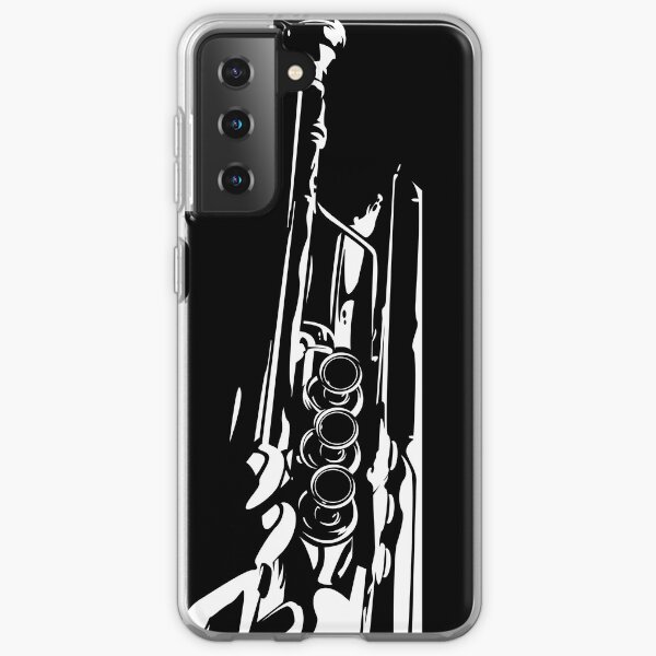 Jazz Trumpet Silhouette Samsung Galaxy Soft Case