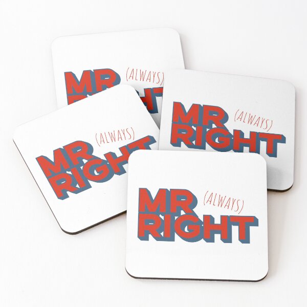 Item preview, MR Right (Always), Father's day 3D designed and sold by ondrejcreates.