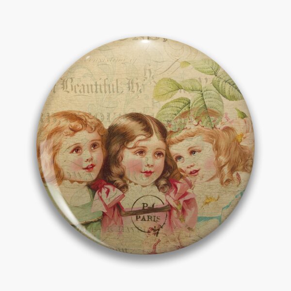 Item preview, Parisienne Childs Play Vintage Postcard Carte Postale Floral Shabby Chic Seasons designed and sold by WizardsWorld.