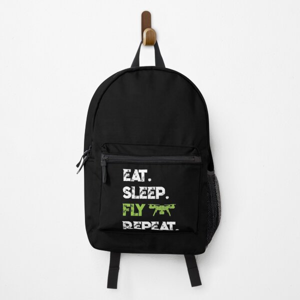 Item preview, EAT SLEEP Fly Repeat Drone Gift designed and sold by Grimbart.
