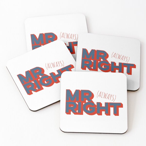 Item preview, MR Right (Always), Father's day 3D designed and sold by ondrejcreates.
