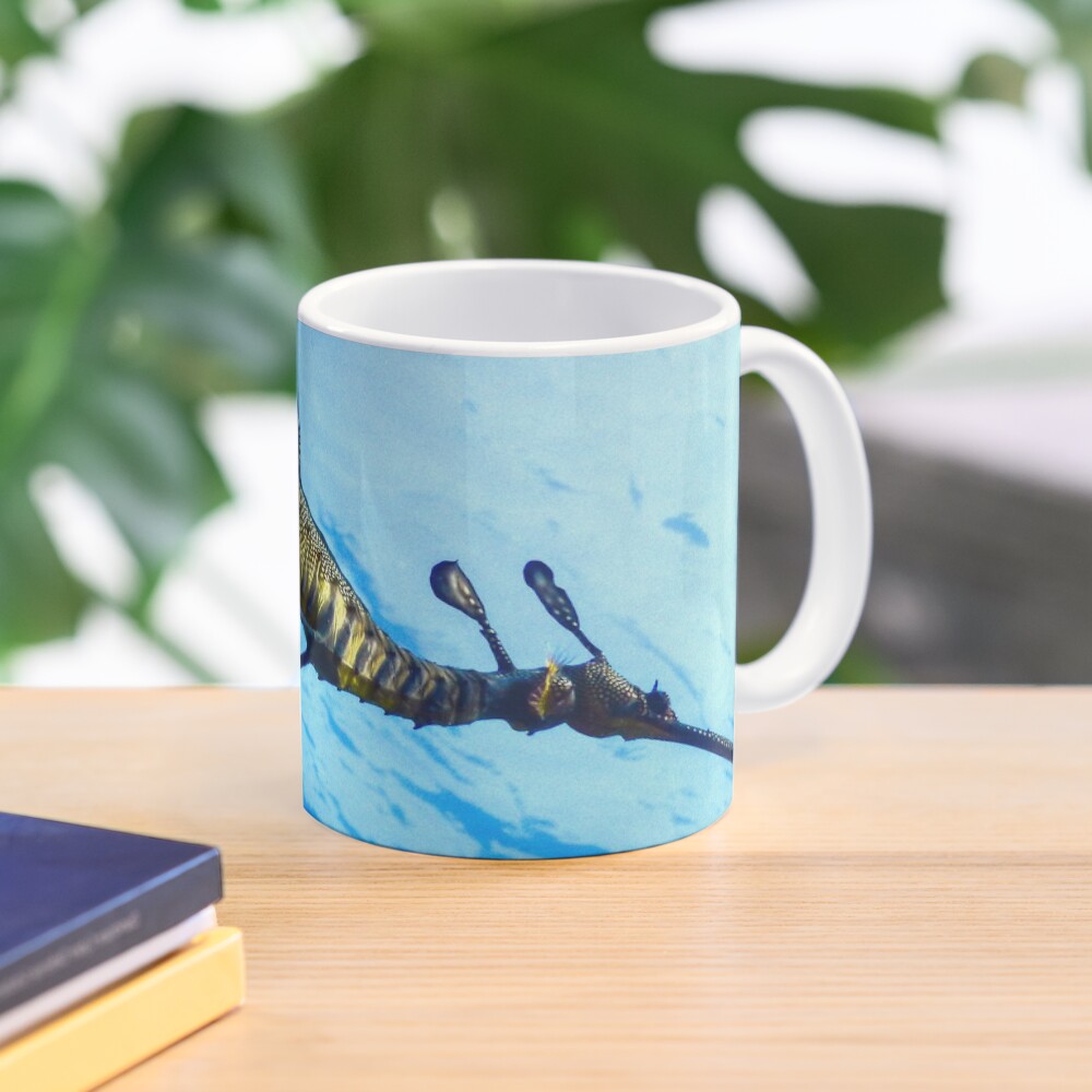 Weedy Seadragon with eggs under the sea Mug