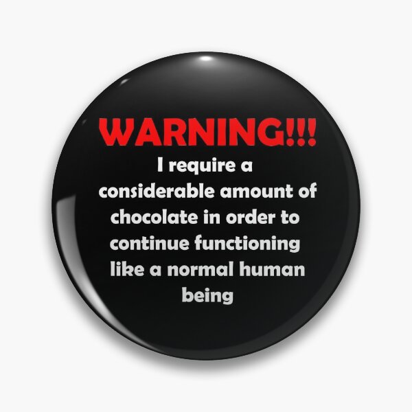 Item preview, Chocolate Warning designed and sold by BiscuitSnack.