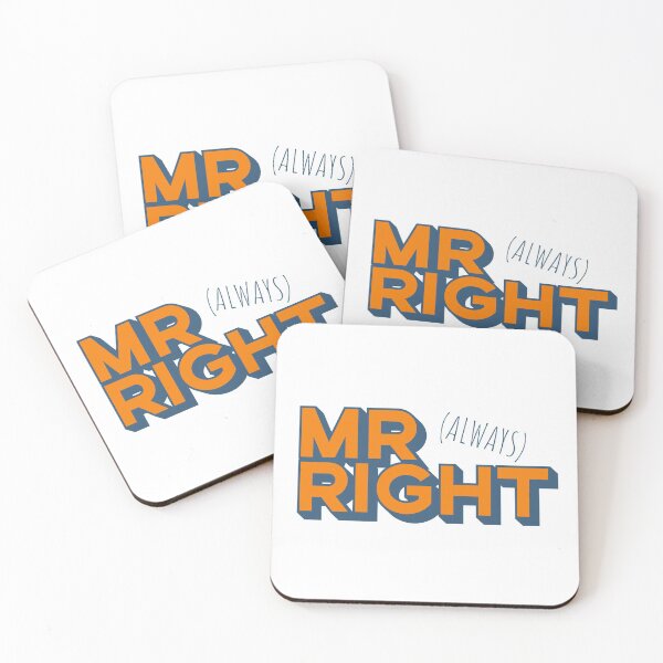 Item preview, MR Right (Always), Father's day 3D designed and sold by ondrejcreates.