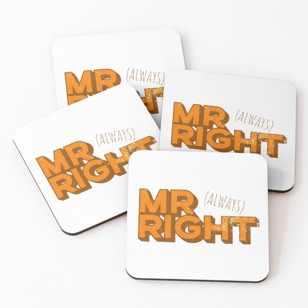 Item preview, MR Right (Always), Father's day 3D, Vintage designed and sold by ondrejcreates.