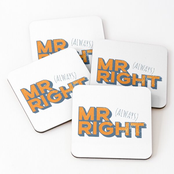 Item preview, MR Right (Always), Father's day 3D, Vintage designed and sold by ondrejcreates.