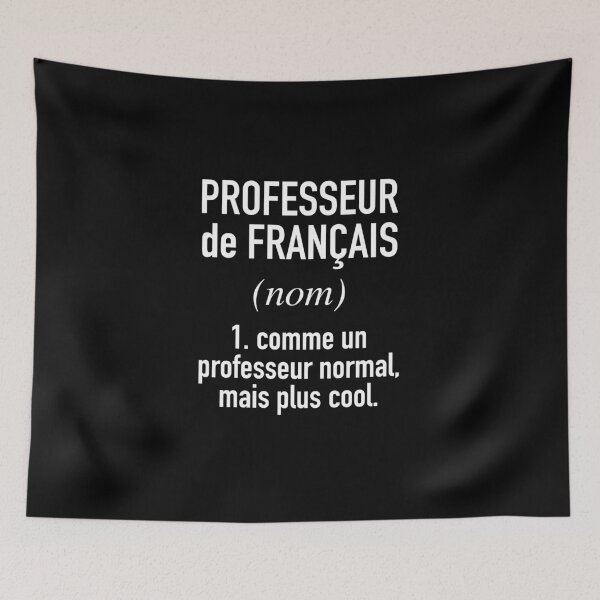 Item preview, French Teacher (Male) - in French Language designed and sold by HiddenVerb.