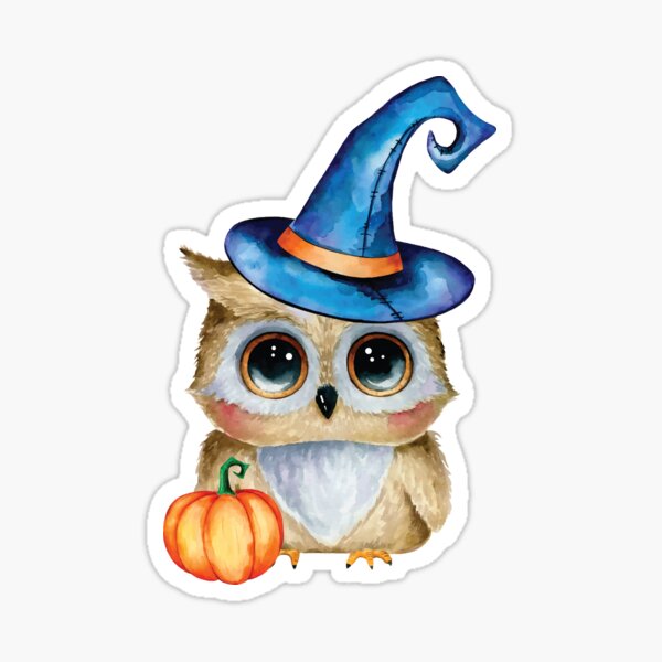 Halloween Owl Sticker