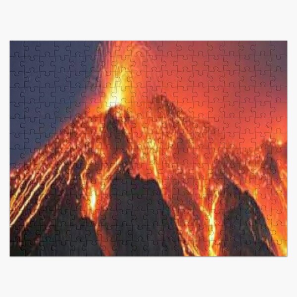 volcano jigsaw puzzle