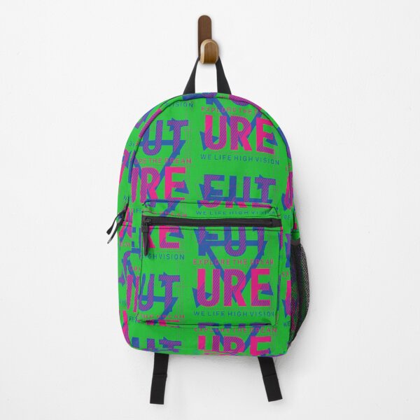 Future - exlore the dream Title of Creativity Calligraphy Text Quotes Backpack