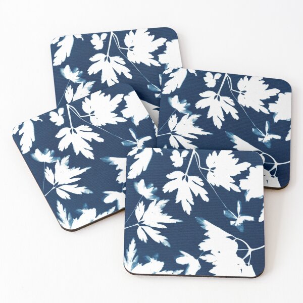 Item preview, Botanical blue floral vintage style handmade print_25 designed and sold by KasparekFineArt.