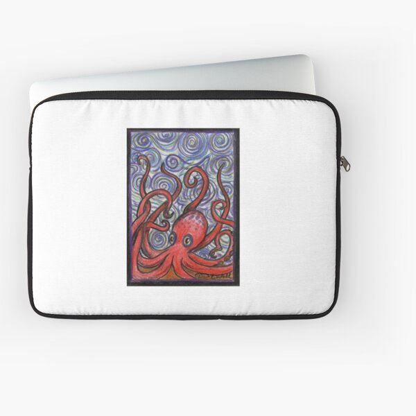 Octopus and Swirls Laptop Sleeve