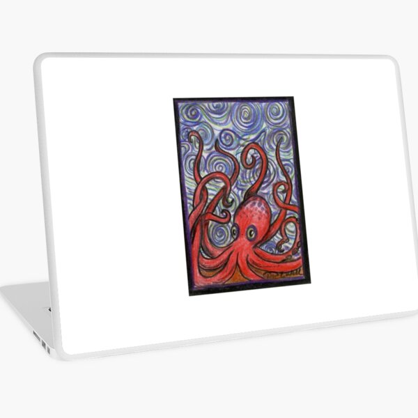 Octopus and Swirls Laptop Skin