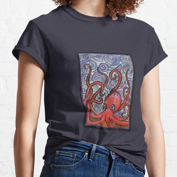 Octopus and Swirls Classic T-Shirt
