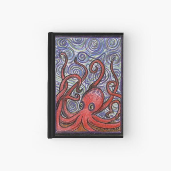 Octopus and Swirls Hardcover Journal