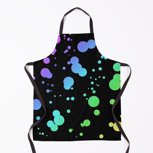 Item preview, Rainbow Spots pattern Black designed and sold by BiscuitSnack.