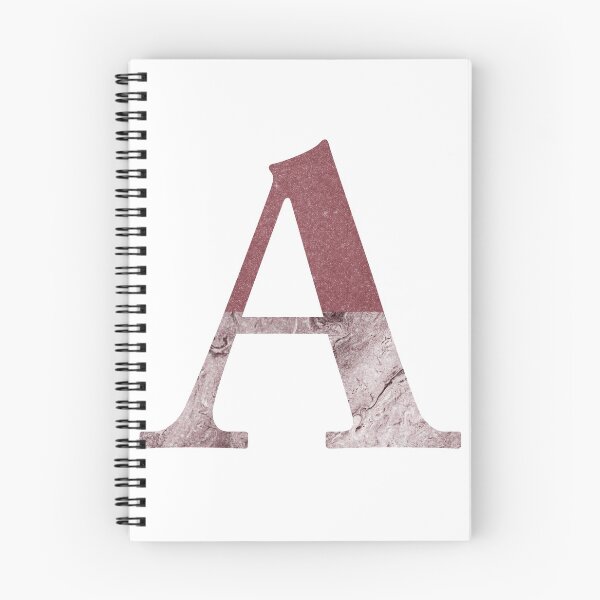 Item preview, Letter A initial in pink glitter and Marble designed and sold by MaianLorena.