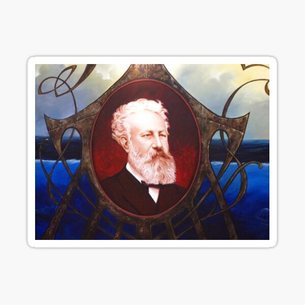 Jules Verne - Nantes, France Sticker