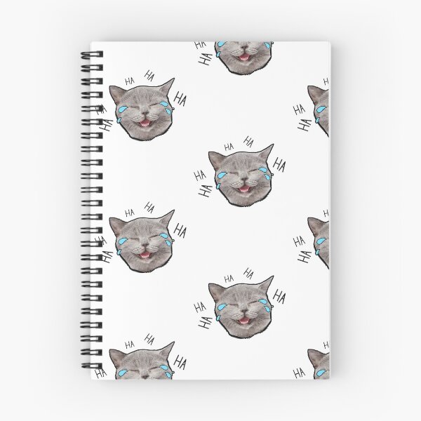 Item preview, Ha Ha Ha Holey Moley Cute Funny Laughing Cat designed and sold by RUCZENO.