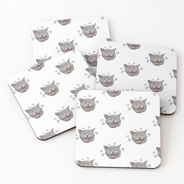 Item preview, Ha Ha Ha Holey Moley Cute Funny Laughing Cat designed and sold by RUCZENO.