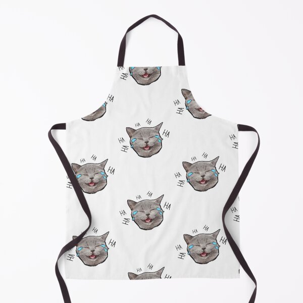 Item preview, Ha Ha Ha Holey Moley Cute Funny Laughing Cat designed and sold by RUCZENO.