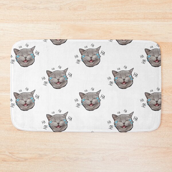 Item preview, Ha Ha Ha Holey Moley Cute Funny Laughing Cat designed and sold by RUCZENO.