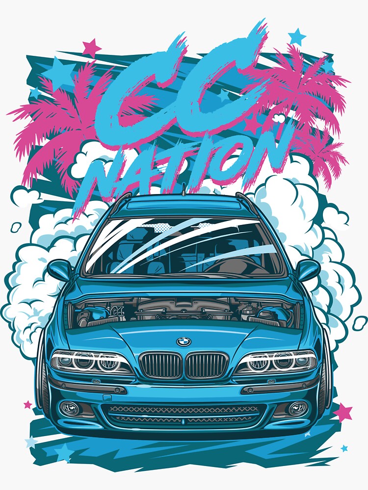 CC Nation E39 M5 Touring | Sticker