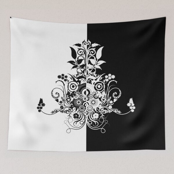 Item preview, Dual color black and white swirly designed and sold by Anteia.