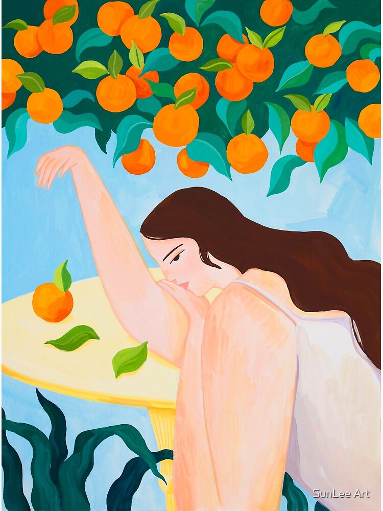 Under the Orange Tree by sunleeart