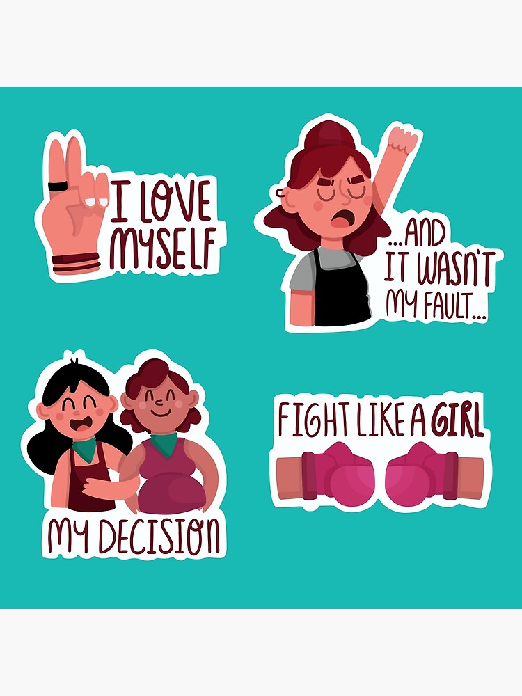Feminist Slogans Fight Like A Girl Photographic Print By Kanae19 Redbubble