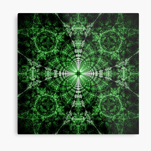 Emerald Plasma Metal Print
