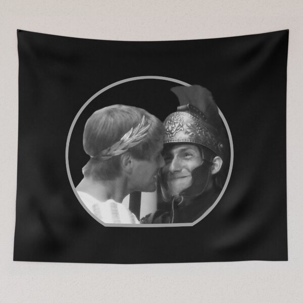 Item preview, What's so funny about Biggus Dickus? Greyscale no text designed and sold by Rockergandalf.